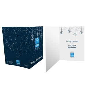 Christmas Card Blue