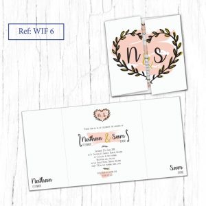 Folded Wedding Invites