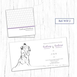 Folded Wedding Invites
